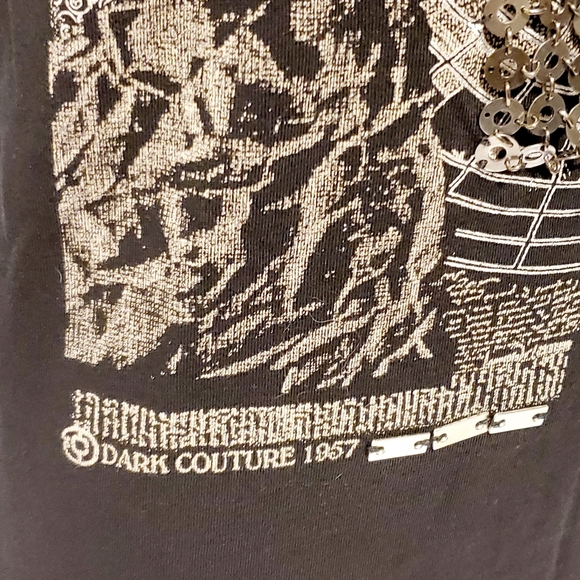 Zara Men's Dark Couture with Chain Link Design - Picture 3 of 9